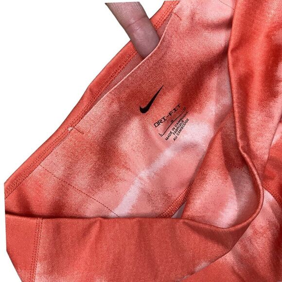 Nike Dri-FIT WMNS L Orange One Luxe Mid-Rise Printed Training Legging DM7619-827 - Picture 8 of 11